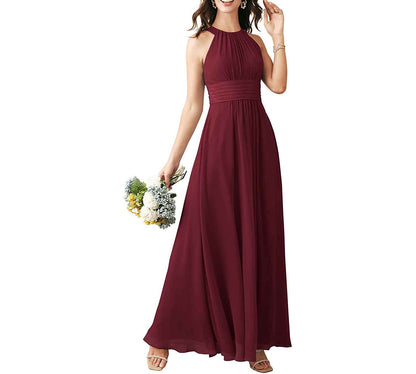 Long Chiffon Bridesmaid Dresses Wedding Party Prom Special Occasion
