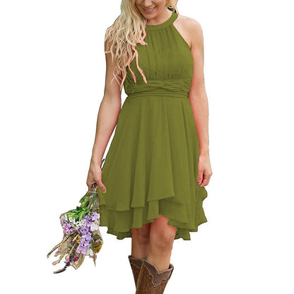 Knee Length Country Bridesmaid Dress - Western Wedding Guess Dresses SD Dresscode & Fashiontrends Knee Length Country Bridesmaid Dress - Western Wedding Guess Dresses SD Dresscode & Fashiontrends