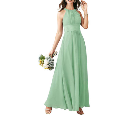Long Chiffon Bridesmaid Dresses Wedding Party Prom Special Occasion