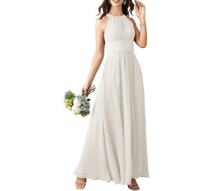 Long Chiffon Bridesmaid Dresses Wedding Party Prom Special Occasion