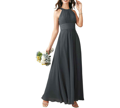 Long Chiffon Bridesmaid Dresses Wedding Party Prom Special Occasion
