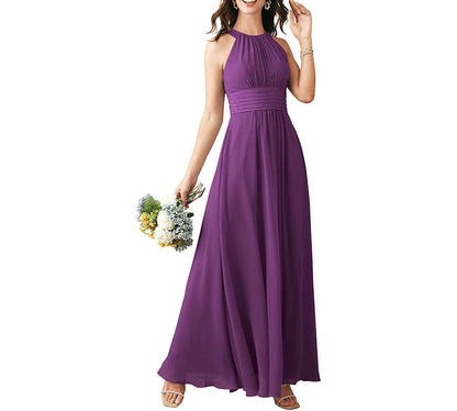 Long Chiffon Bridesmaid Dresses Wedding Party Prom Special Occasion