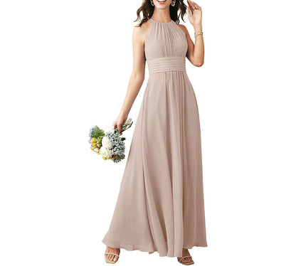 Long Chiffon Bridesmaid Dresses Wedding Party Prom Special Occasion