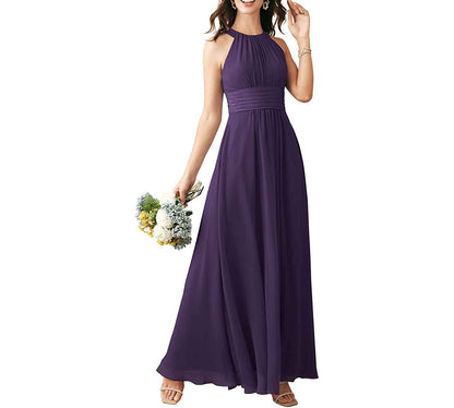 Long Chiffon Bridesmaid Dresses Wedding Party Prom Special Occasion