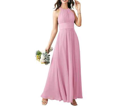 Long Chiffon Bridesmaid Dresses Wedding Party Prom Special Occasion