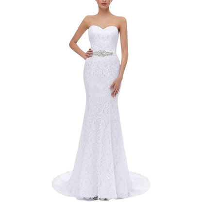 Women's Lace Mermaid Bridal Wedding Dresses