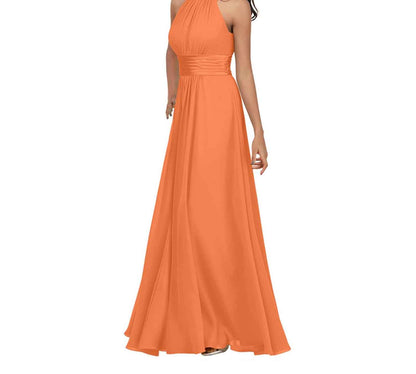 Long Chiffon Bridesmaid Dresses Wedding Party Prom Special Occasion