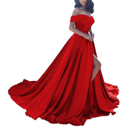 Wedding dress red