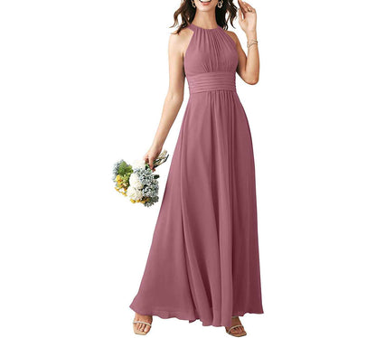 Long Chiffon Bridesmaid Dresses Wedding Party Prom Special Occasion
