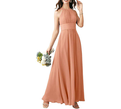Long Chiffon Bridesmaid Dresses Wedding Party Prom Special Occasion