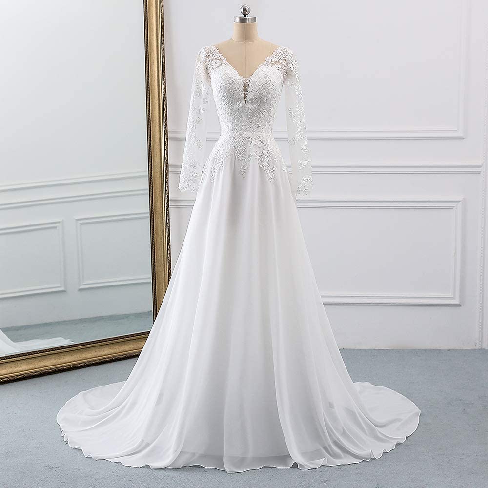 sd-hk Wedding Dresses for Bride with Lace Appliques For Women – SD  Dresscode & Fashiontrends