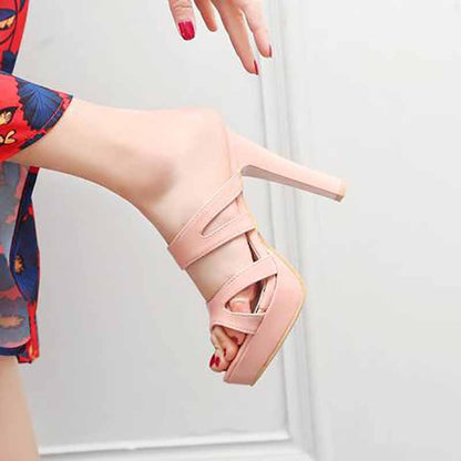 Women's Shoes Slip on Wedge Sandals Heels Platform Heels