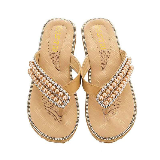 Women Sandals Casual Flat T-Strap Comfortable Flip Flops Beach Shoes
