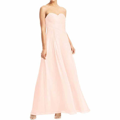 Chiffon Bridesmaid Dress Custom Prom Dress Long Evening Gowns
