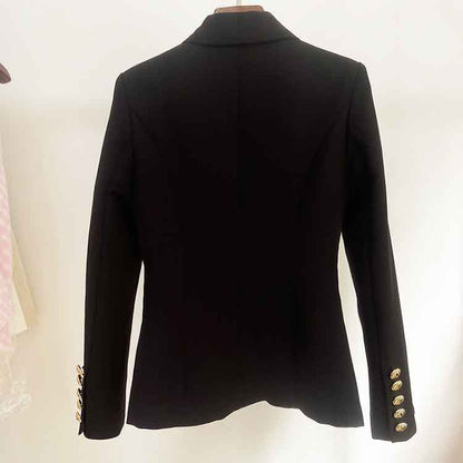 Womens Coat Long Sleeves Blazer Jackets Double Breasted Coat