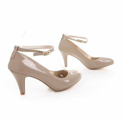 Women Buckle High Heel Pumps Pink | Apricot | Black