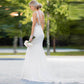 sd-hk White Bridal Dresses Sexy Backless Lace Appliques Mermaid Wedding Dresses