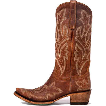 S&Dco Women's Western Cowboy Boots with Floral Design