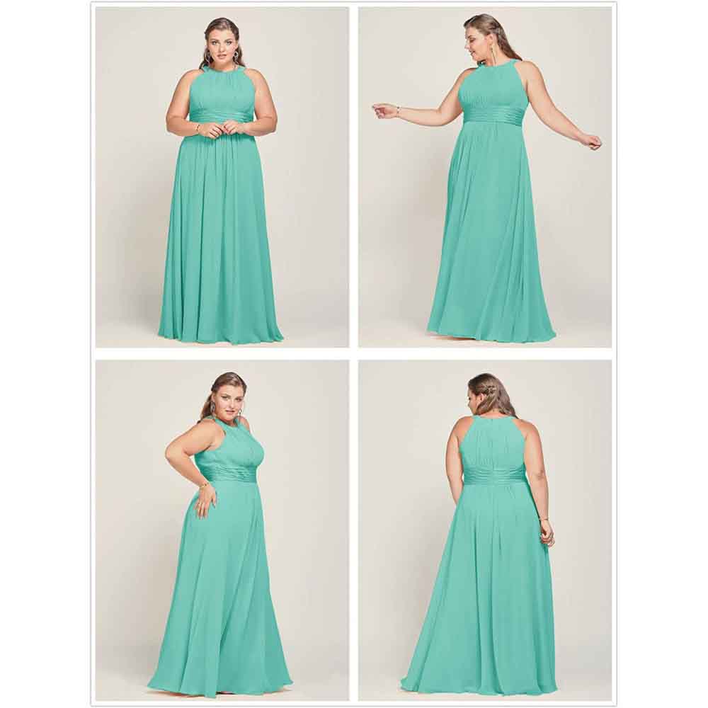 Long Chiffon Bridesmaid Dresses Wedding Party Prom Special Occasion