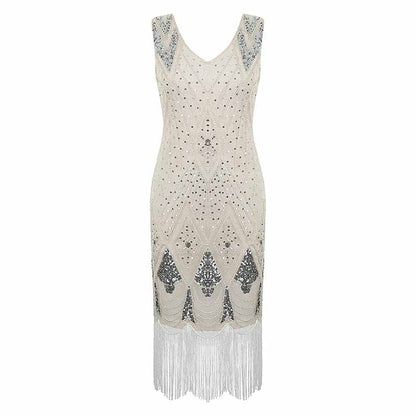 Women's 1920s Dress Sequin Art Deco Flapper Dress