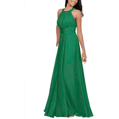 Women Chiffon Bridesmaid Dresses Long Formal Party Dress for Special Occasion