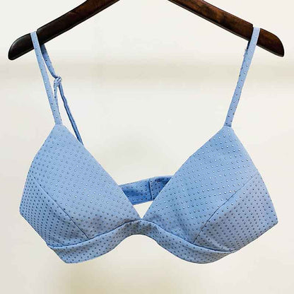 Women's Pantsuit Bling Bling Bra+ Blazer + Flare Trousers 3 Pieces Suit