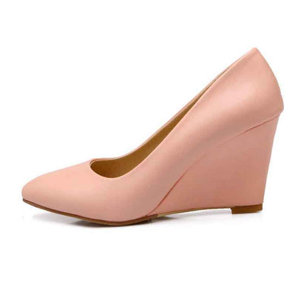 Womens Platform Wedges Shoes Middle Heels Small And Big Size Shoes