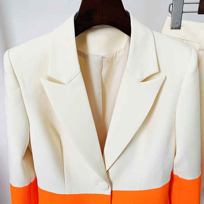 Women's Formal Two Piece Pantsuit Flare Bottoms Two Piece Suit Red Pantsuit Set