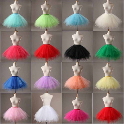 Women's Tutu Skirt 50s Vintage Ballet Bubble Dance Skirts