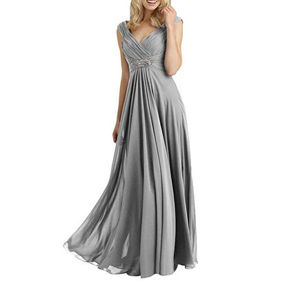 Womens Chiffon Bridesmaid Dress Ball Gown Wedding Evening Dresses