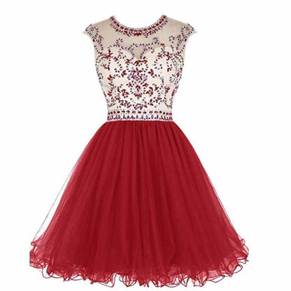 Women's Cocktail Dresses Sequin Short Homecoming Dress Gala Prom Gown