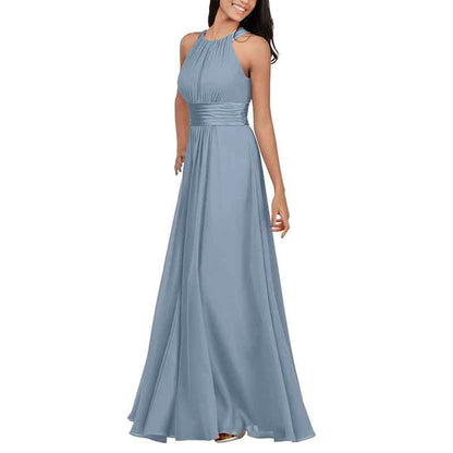 Women Chiffon Bridesmaid Dresses Long Formal Party Dress for Special Occasion