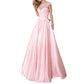 Lace Long Bridesmaid Dress Cap Sleeve Chiffon Evening Dress A Line Prom Gowns