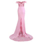 sd-hk Elegant Evening Maxi Dress Off Shoulder Floor-Length Porm Gowns