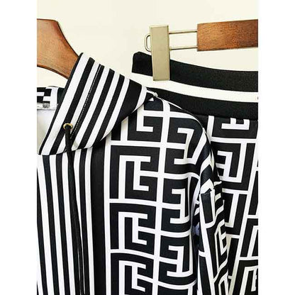 Women's Pantsuit Hooded Sweater + Wide Leg Two Piece Suit Casual Pantsuit Set