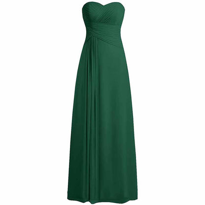 Chiffon Bridesmaid Dress Custom Prom Dress Long Evening Gowns