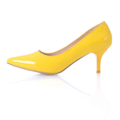 Women Dress Stilettos High Heels Pointed Toe Pumps 6.5cm