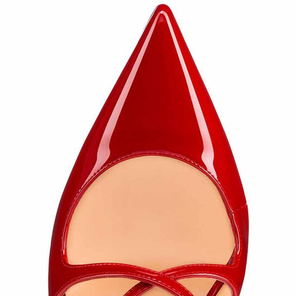 Womens High Heels Pointed Toe Pumps Crossed Strap Stilettos Bridal Shoes