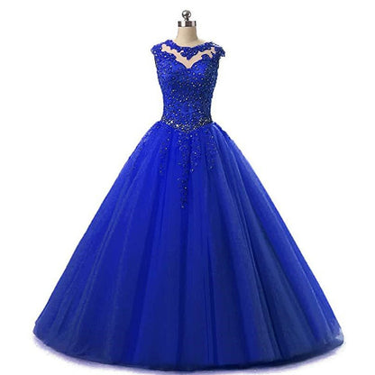 sd-hk Women Prom Gowns Sleeveless Lace Wedding Dress