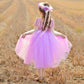 Girls Formal Dresses Purple Tulle Prom Princess Dress