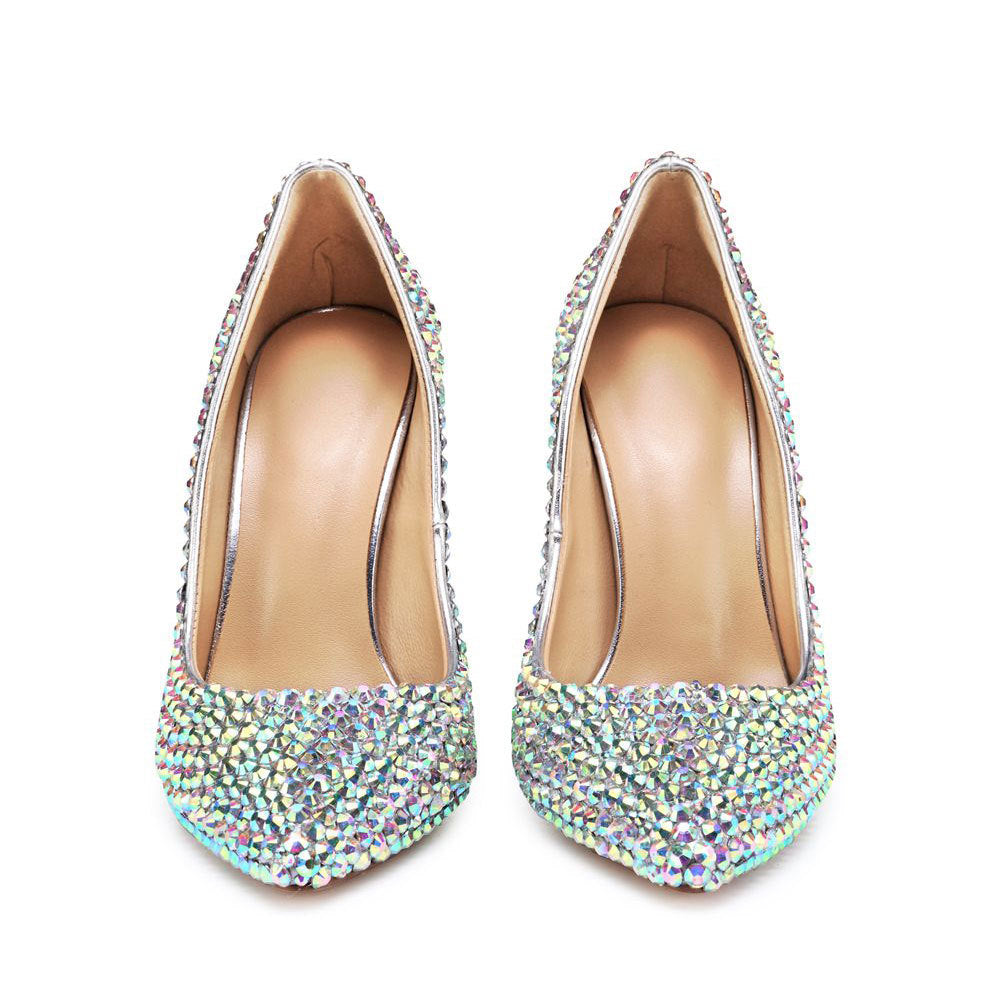 S&D co. Sea Horse Heel Sequin Wedding Shoes – SD Dresscode & Fashiontrends