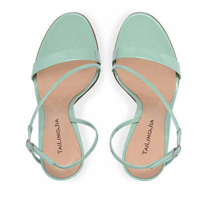 Women's open toe party shoes ankle strap stiletto heeled sandals