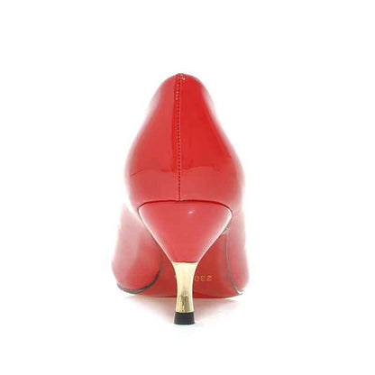 Women Basic Stilettos Low Heels Pointed Toe Pumps 6cm