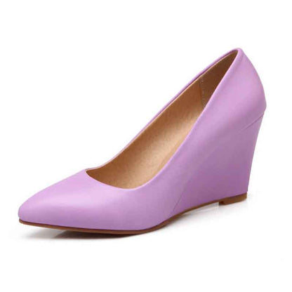 Womens Platform Wedges Shoes Middle Heels Small And Big Size Shoes