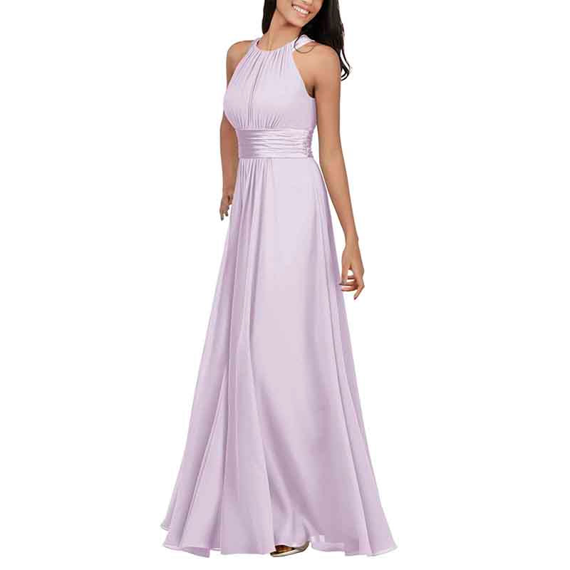 Women Chiffon Bridesmaid Dresses Long Formal Party Dress for Special Occasion