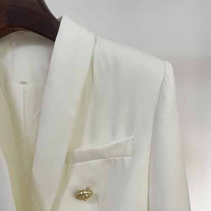 Womens Coat Long Sleeves Blazer Jackets Double Breasted Coat