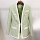 Women's Cardigan Overcoat Casual Mid Long Outwear Jacket With Button