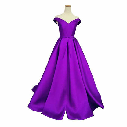 Wedding Dress Off Shoulder Long Formal Party Dress Evening Gown
