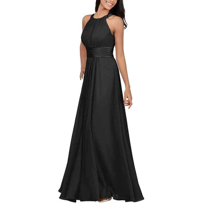 Women Chiffon Bridesmaid Dresses Long Formal Party Dress for Special Occasion