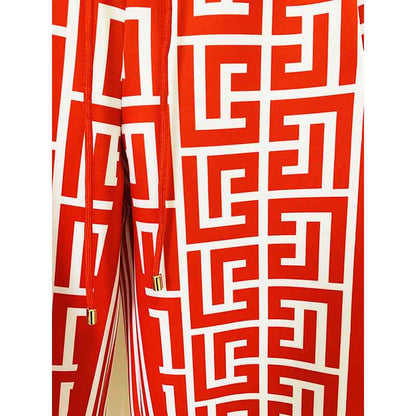 Women's Pantsuit Hooded Sweater + Wide Leg Two Piece Suit Casual Pantsuit Set